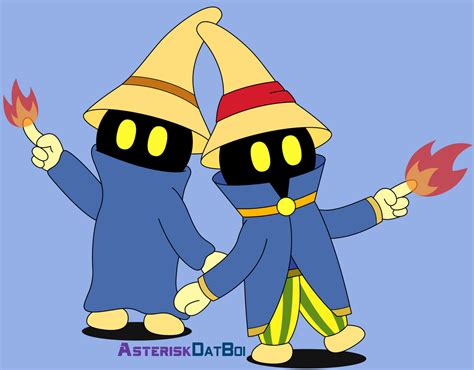 Black Mage And Black Wizard Final Fantasy By Asteriskdatboi On Deviantart