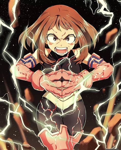 One for All: Uraraka (Fan art found on Instagram) : r/TheTempleOfOchako