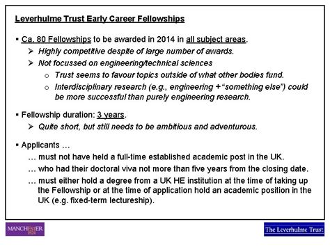 Leverhulme Trust Early Career Fellowships Dr Robert Heinemann