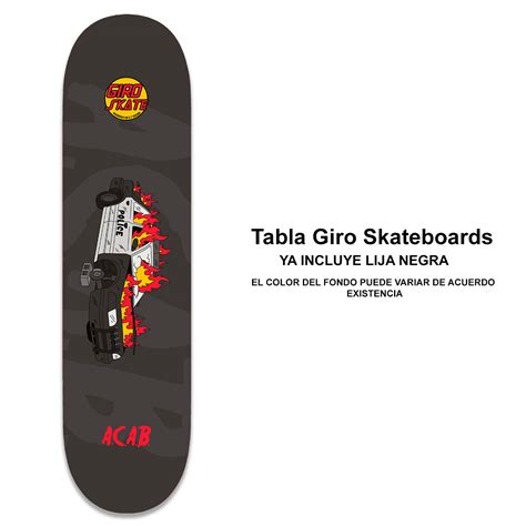 Tabla Giro Fuck Police Giroskate