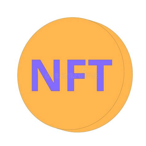 Nft Token N O Fung Vel Ilustra O Vetorial Ilustra O Do Vetor