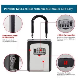 Ready Stock Topfine Hanging Key Safe Box Key Storage Box Key Box Key