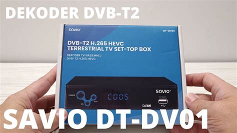 Savio Dt Dv Recenzja Tunera Dvb T H Hevc Youtube