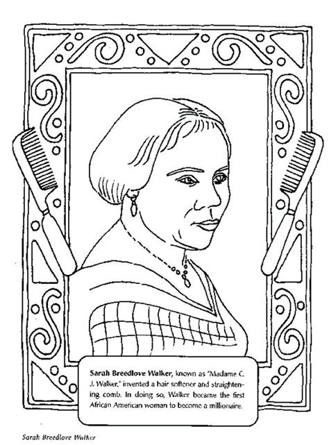 Susan B Anthony Coloring Page At Free Printable