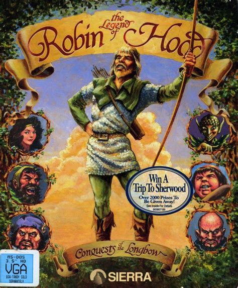 Conquests Of The Longbow The Legend Of Robin Hood 1992 Amiga Box