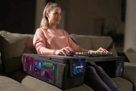 This limited edition Cyberpunk coated gaming couch-desk is here to up ...