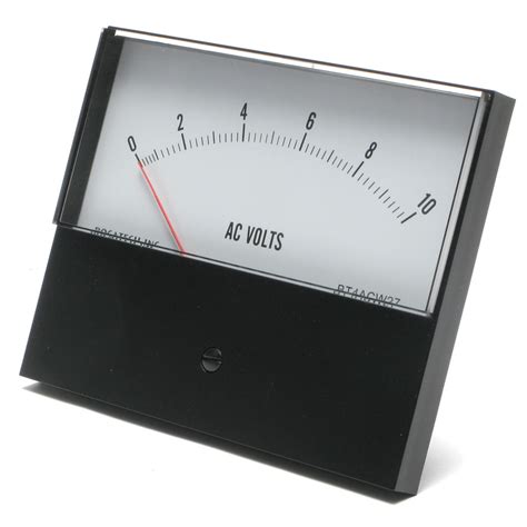 0 10 Volt Ac Analog Panel Meter 45 Inch Meter