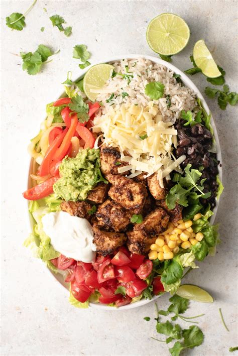 Copycat Chipotle Burrito Bowl with Cilantro Rice - Happily Unprocessed