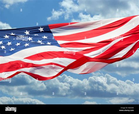 American Flag Waving Stock Photos And American Flag Waving Stock Images