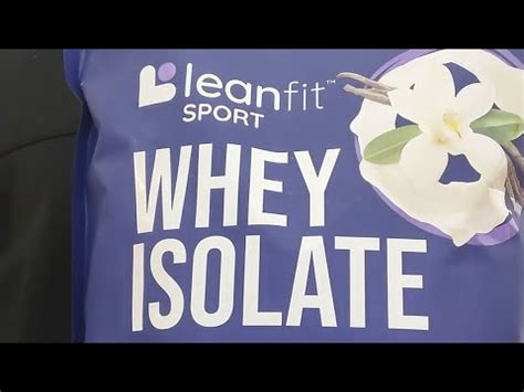 LEANFIT Whey Isolate Review YouTube