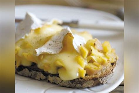 Tartines Chaudes Au Camembert Et La Pomme Recette Version Femina