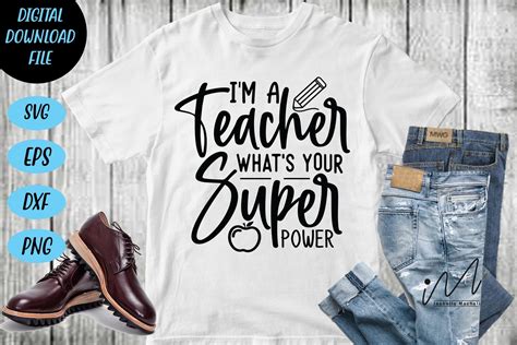 Im A Teacher Whats Your Super Power Svg Teacher Etsy