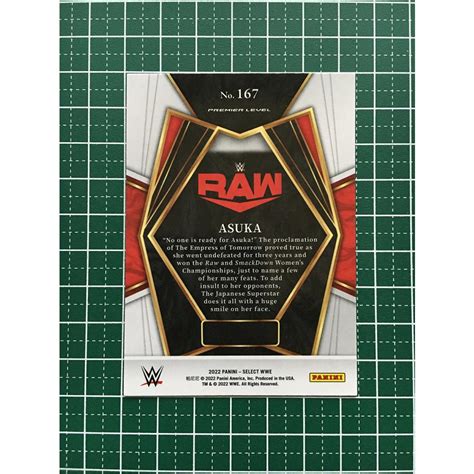 PANINI 2022 WWE SELECT WRESTLING 167 アスカASUKA RAW ベースカードPREMIER