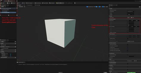 Unreal Engine Blueprint How To Make A Cube Rotate Without Using Event