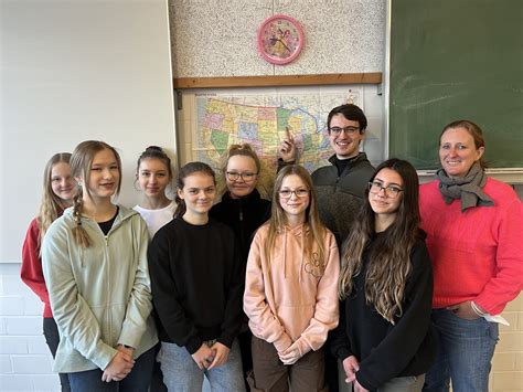 Marie Curie Gymnasium B Nen Besuch Aus Amerika Kamen