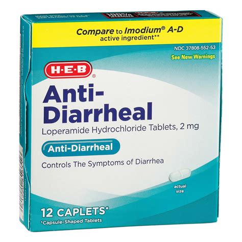 H-E-B Anti-Diarrheal Caplets - Shop Digestion & Nausea at H-E-B