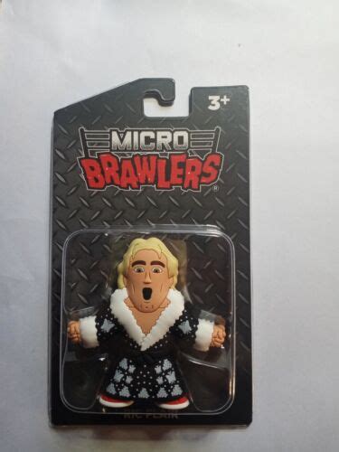 Pro Wrestling Crate Ric Flair Microbrawler Wwe Aew Wwf Bonus Micro