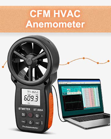 Amazon BTMETER BT 100 Handheld Anemometer Digital Wind Speed CFM