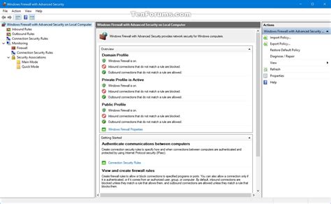 Restore Default Windows Defender Firewall Settings in Windows 10 | Tutorials