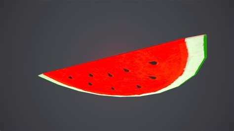 Stylized Watermelon 3d Model Turbosquid 1885167