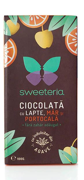 Ciocolata Cu Lapte Mar Si Portocala 100g Sweeteria Dr Max Farmacie