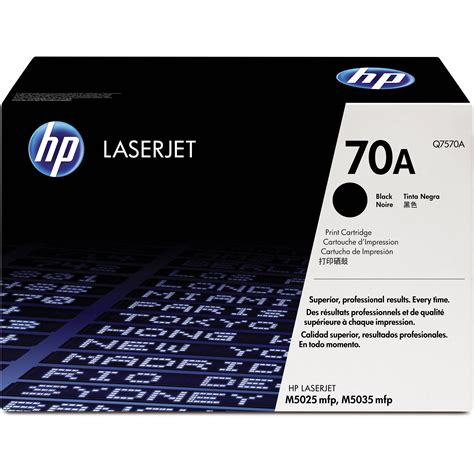 HP 70A Black LaserJet Toner Cartridge Q7570A B H Photo Video