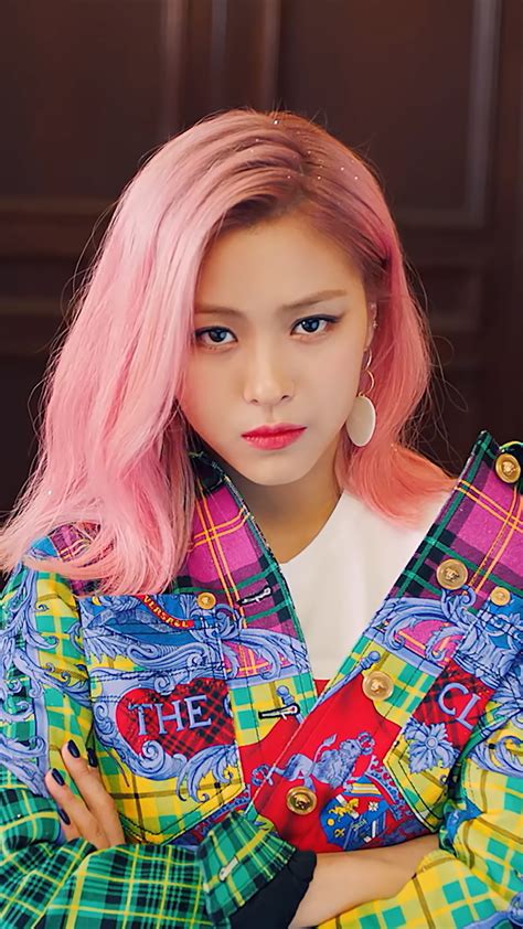 Itzy Icy Ryujin Pink Hair 4k Hd Phone Wallpaper Rare Gallery