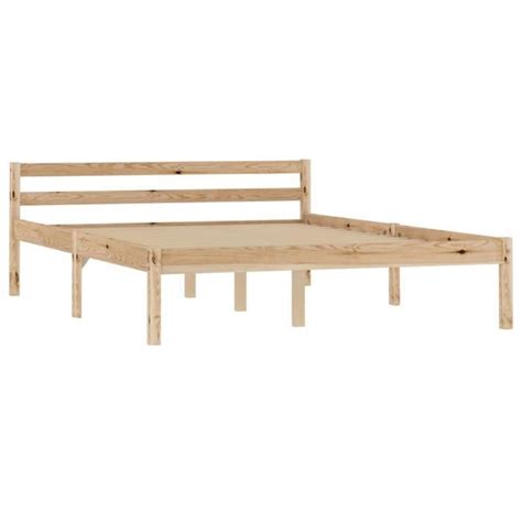 Cadre De Lit En Bois De Pin Massif X Cm Ej Life Classique