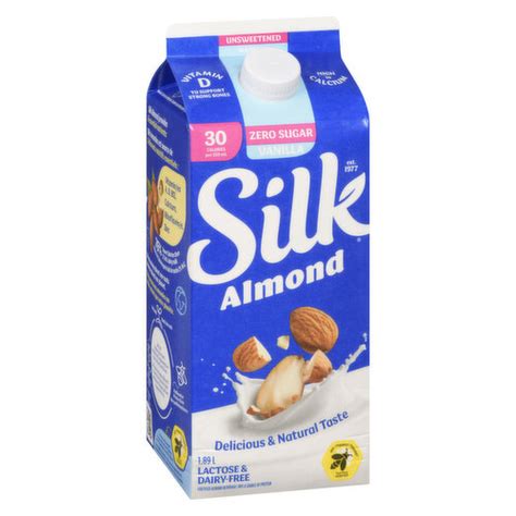 Silk Almond Milk Vanilla Unsweetened