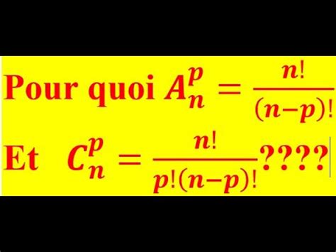 Nombre d Arrangements de combinaison et Triangle arithmétique de Pascal