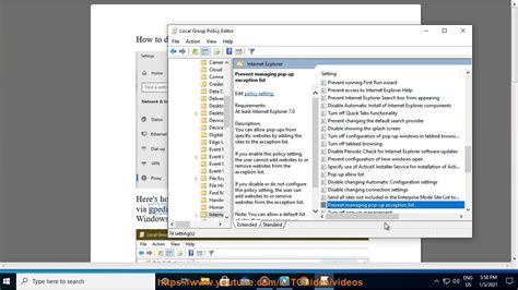 Disable Users From Changing Proxy Settings In Internet Explorer 11 On