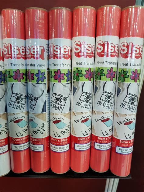 Hot Pink Siser Easy Weed Heat Transfer Vinyl Htv Homecraft Roll Cm X