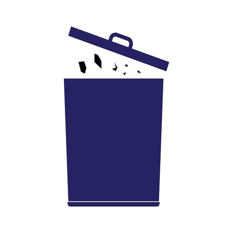 Premium Vector Trash Can Icon