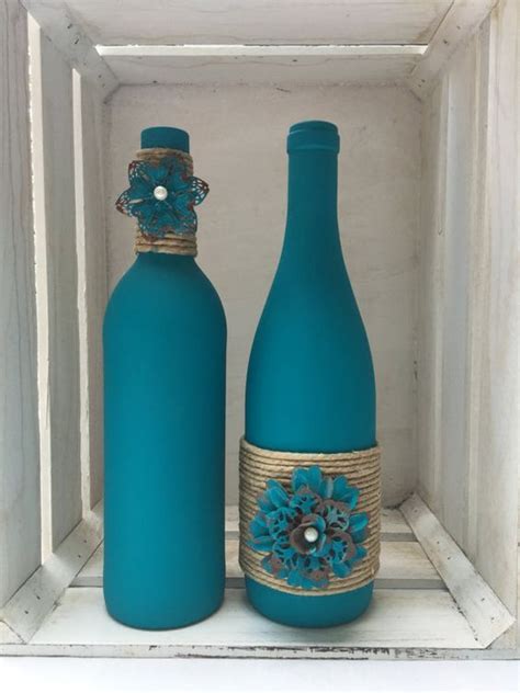 Botellas De Vidrio Decoradas Si Tienes Botellas De Vidrio Y No Sabes