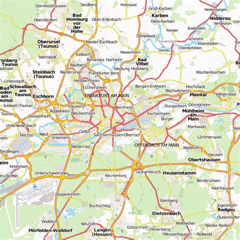 Stadtplan Frankfurt Hotelbuchung Und Attraktionen