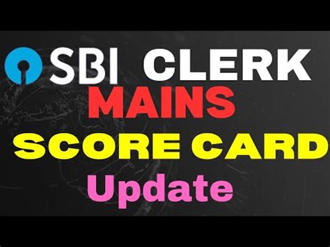 SBI CLERK 2024 Mains Score Card Update Big Normalisation In Sbi Clerk