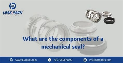 What Are The Components Of A Mechanical Seal Leakpack