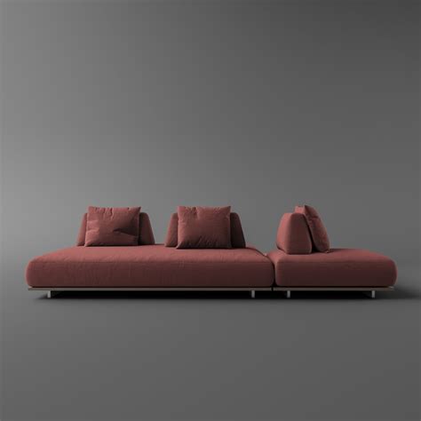 Модульный панорамный диван FLAT SOFA