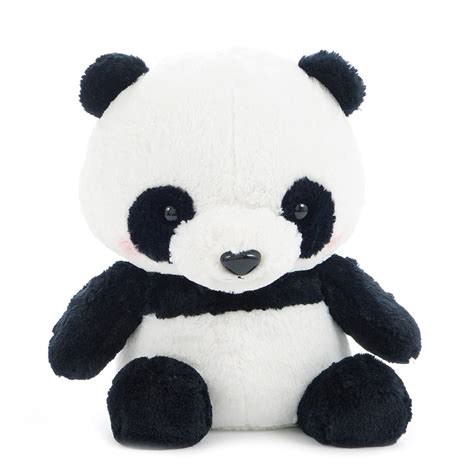 Plush Panda, Amuse, Honwaka Panda Baby, Panda Boy, Black / White, 15 Inches