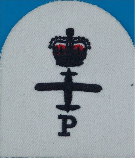 Fleet Air Arm Photographer Plane P Crown Naval Insignia Insignia