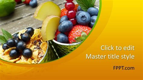 Free Fruits PowerPoint Template Free PowerPoint Templates