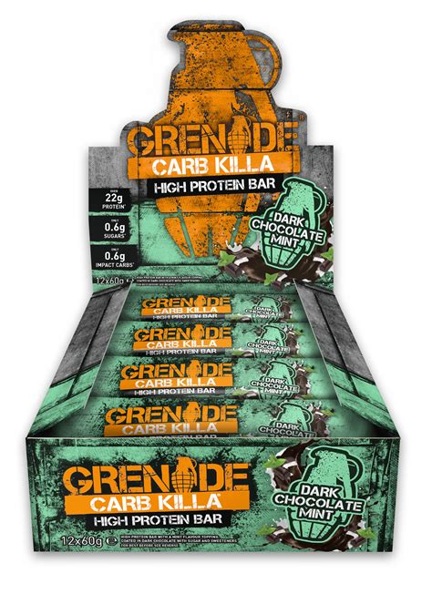 Grenade Carb Killa High Protein And Low Carb Bar X G Dark