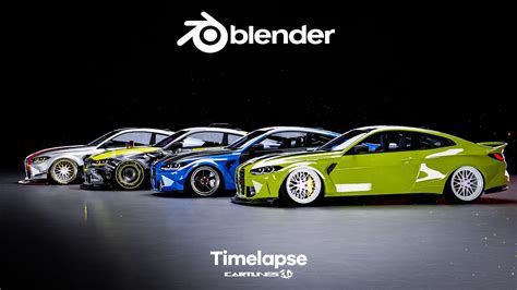 Blender 3D Car Modelling BMW M4 G82 TIMELAPSE Bmwm Bmw Blender