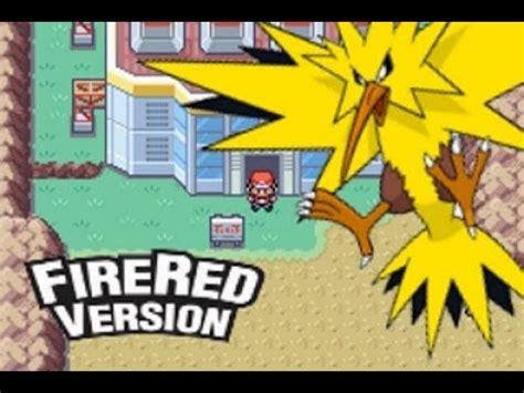 How To Catch Zapdos In Pokemon Fire Red Leaf Green YouTube