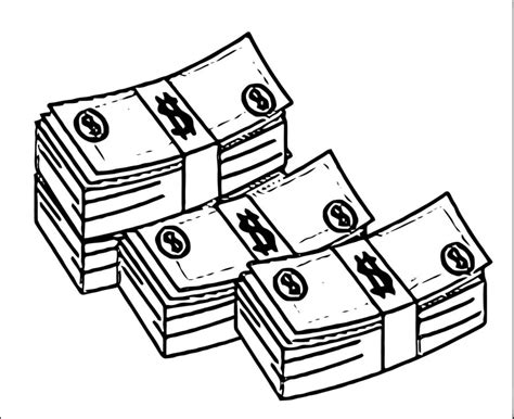 Ausmalbilder Geld | Kostenlos Malvorlagen zum Ausdrucken