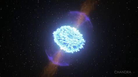 Neutron Star Merger Animation Ending With Kilonova Explosion