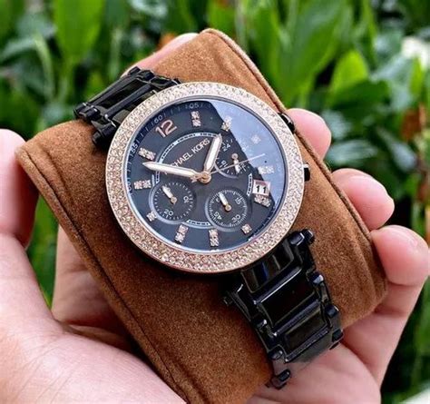 Michael Kors Womens Black Watch Online