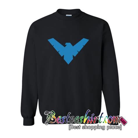 Nightwing Logo Sweatshirt Sweatshirts Nightwing Shopping Places