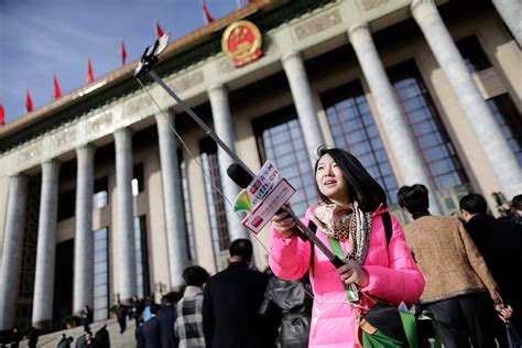 China Ethnic Minority Delegates In Traditional Costume Add Colour To Beijings National People