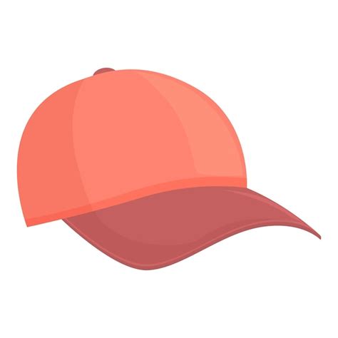 Premium Vector Red Cap Icon Cartoon Vector Uniform Appareal Sport